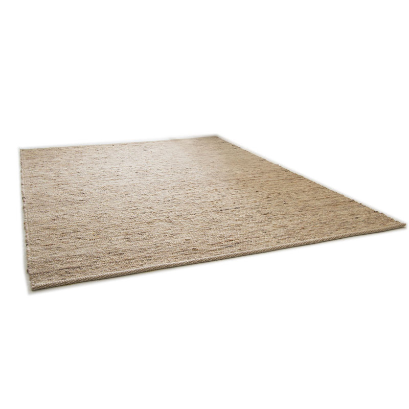 Montserrat Solid Colour Hand Woven Flatweave Area Rug, Rectangular 90 x 160cm