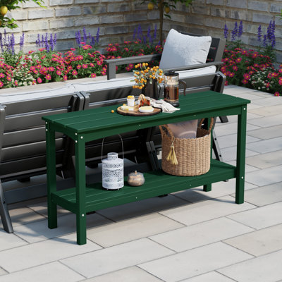 Laguna Rectangular 16.65'' L x 55'' W Outdoor Console Table
