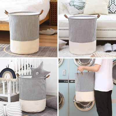 Canvas Laundry Cart