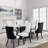 Kingson Modern Glam Tufted Two-Tone Dining Chair with Nailhead Trim & Back Pull Ring-9081318-64230965