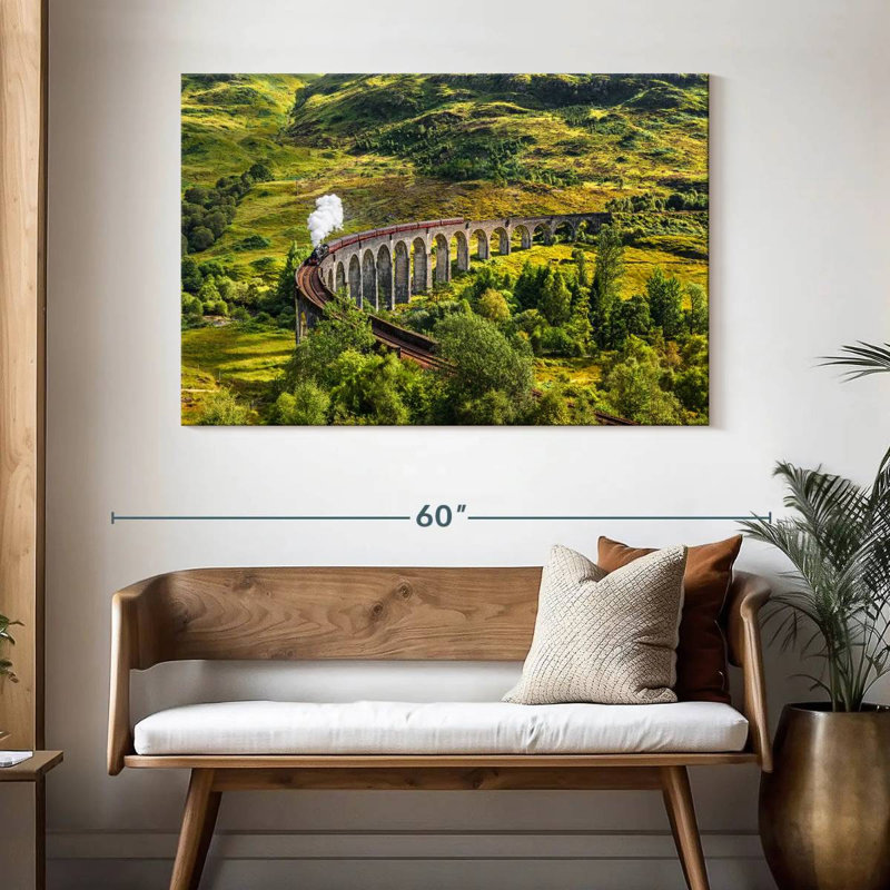 Lilie Glenfinnan, chemin de fer du viaduc, H 32 po x l 48 po