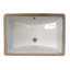 Lavabo de salle de bain vasque encastré Fine Fixtures - blanc