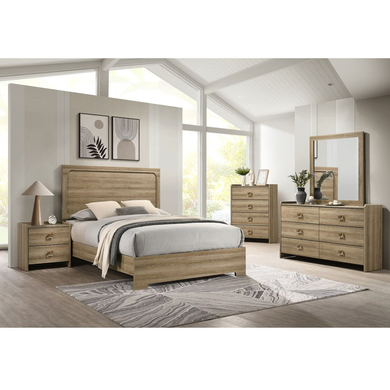Mobilier de chambre à coucher 1pc, Chêne