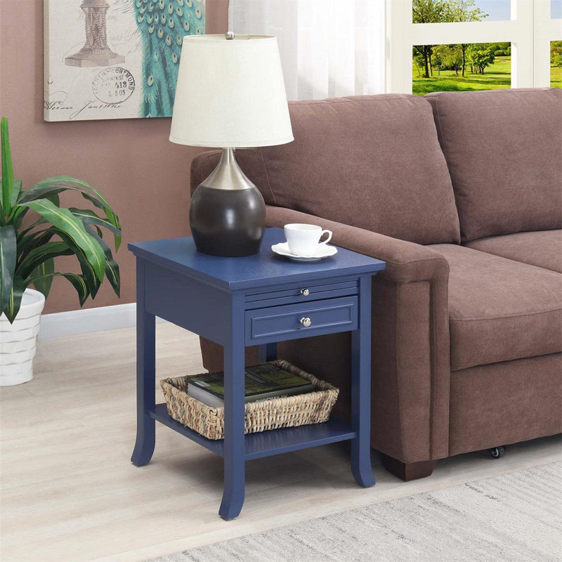 End Table, Blue