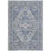 Attalia Oriental Handmade Tufted Navy/Light Gray Area Rug