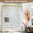 43-48 in. W x 72 in. H Double Sliding Framed Shower Door in Brushed Gold with Clear Tempered Glass-122113872