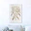 Floral esquisse bordure dorée - impression sur toile-925298226-925298227