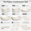 15 - Piece Aluminum Cookware Set-120076903