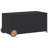 Water Resistant Acacia Poly Rattan Deck Box with Wheels-97884517