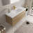 48" Wall-Mounted Bathroom Vanity with Resin Sink & Countertop-1515804649