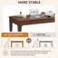 Chaise de bureau ergonomique moderne à haut dossier et bureau en bois