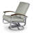 Askar Swivel Powder Coated Aluminum Outdoor Lounge Chair-19643681-19643671-19643685