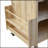 40.5" Outdoor Grill Cart With Stainless Steel Top, Solid Wood Outdoor Storage Cabinet With Drop Leaf, One Drawer, Towel Rack, Rolling Kitchen Cart With Lockable Wheels For Lawn Garden-466220357