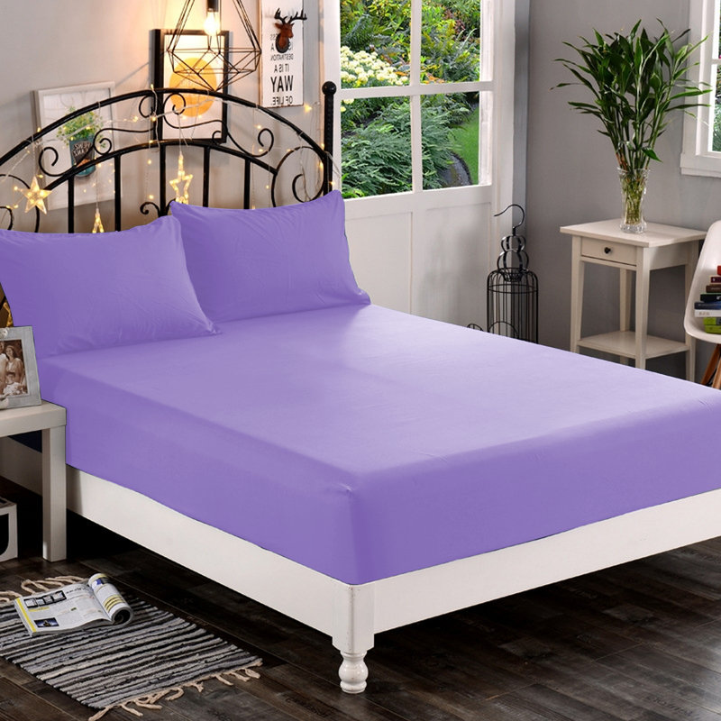 Microfiber Fitted Sheet, California King Fitted Sheet, Lavander