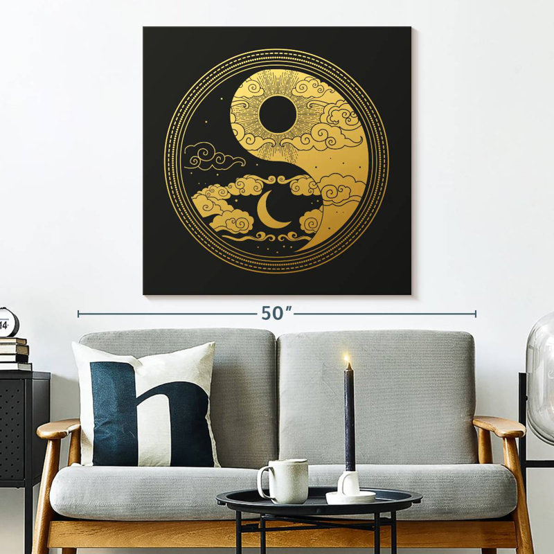Kerrick Oriental Yin Yang, 33" H x 33" W