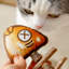 2 x jouets pour chat en bois