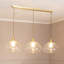 3 - Light Brushed Gold Pendant