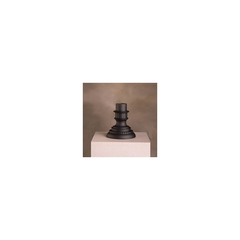 Royalston Pier Mount Base, Painted Black