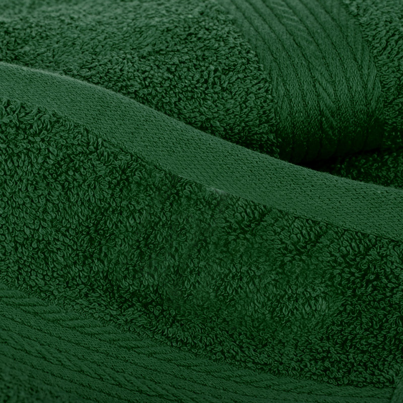 Ensemble de serviettes 100% coton doux et épais Como, Vert, Ensemble de serviettes 18 pièces