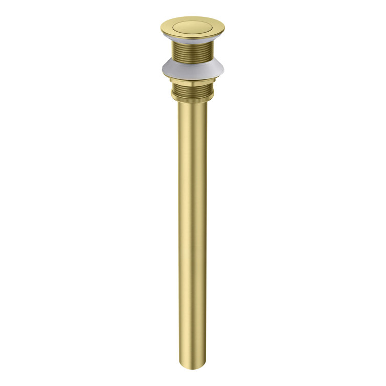Bathroom Sink Pop Up Drain Stopper with 12" tailpiece, with Overflow