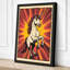 Radiant Horse Retro - Wrapped Canvas-67045745-67045750