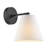 Ellyot 1-Light Wall Sconce in Black-201336293