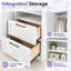Grand lit escamotable Sereno avec garde-robe, tiroirs et tablette supérieure, lit escamotable avec armoire rabattable-1262863959