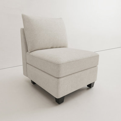 Chenille Storage Chair