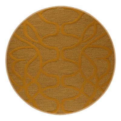 Machine Washable Trellis Brown Area Rug