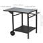 VEVOR Bar Cart with Metal Outer Material