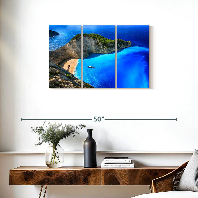 Navagio Gillard, Grèce, H 20 po x l 33 po