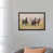 Black Floater Framed