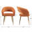 18.9'' H Velvet Upholstered Armchair-2036229236