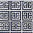 Rodgers Hand Woven Flat Weave Banana Silk/Wool/Cotton Geometric Rug in Navy/Ivory-468264033