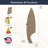 Kersh House Shark Bite Plank Surfboard Wall Décor