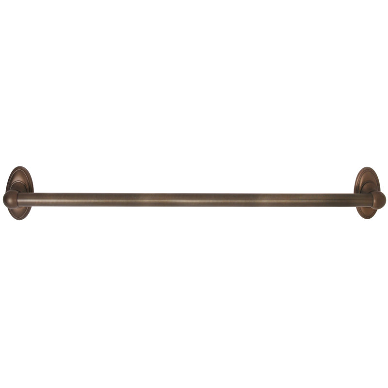 Classic Traditional 18" Grab Bar with Brass Construction, 18", Chocolate Bronze