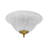3-Light Bowl Alabaster Glass Flush Mount