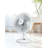 BLACK+DECKER Desk Fan for Home and Office, 12” Fan with 3 Speed Settings, Oscillating Portable Fan
