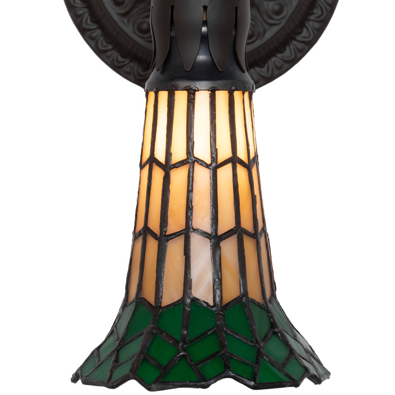 Applique murale en acier Gazon, Beige et vert