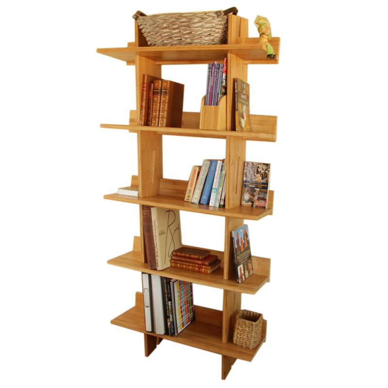 180cm H x 80cm W Solid Wood Standard Bookcase
