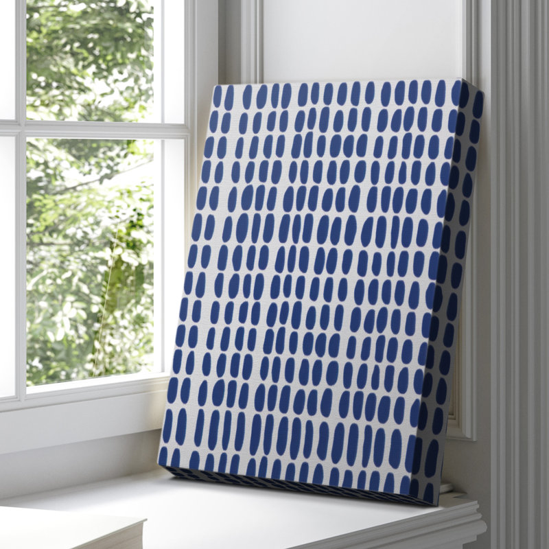 Toile tendue avec châssis abstrait CDXLII, H 27 po x l 18 po
