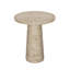 Table d'appoint ronde 22 pi x 22 po x 25,5 po avec base piédestal