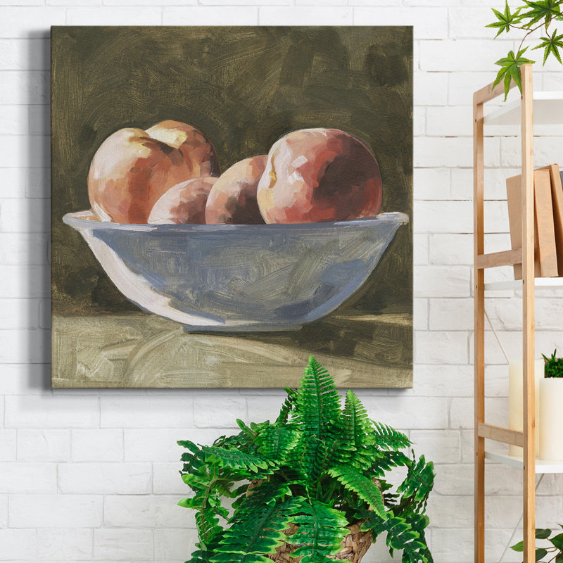 Toile tendue avec bol I-Premium Gallery, H 16 po x l 16 po x P 1 po