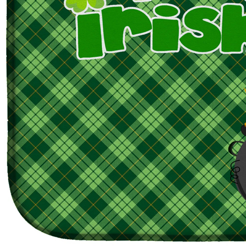 Absorbent Dish Drying Mat With Polyester Surface & Pu Foam Layer, Fast Drying Kitchen Counter Mat