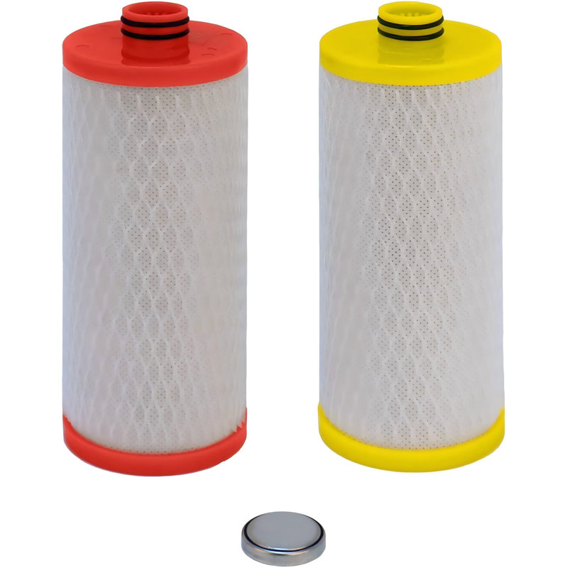 Aquasana 2-Stage Red and Yellow Under Sink Replacement Filters