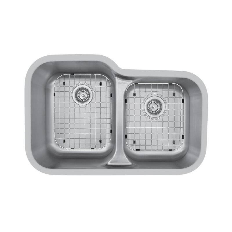Karran 12-1/2 In. X 14-3/4 In. Stainless Steel Bottom Grid Fits E-360R