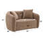 Causeuse avec 2 coussins Keith-1241597363