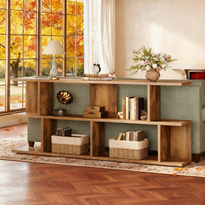 Canapé 71 po 71 po, console de ferme à 3 niveaux