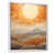 White Floater Framed