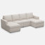 Canapé modulaire rembourré avec rangement Rafael-98919684